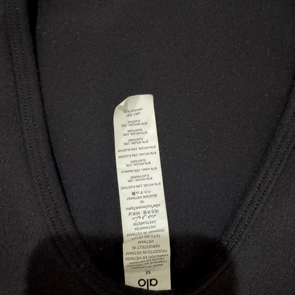 ALO Airbrush one and done onsie Black Women's Leggings Jumpsuit - Picture 9 of 11